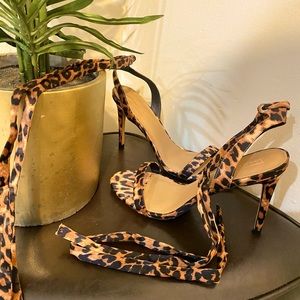 ASOS Sexy Strappy Leopard Heels
